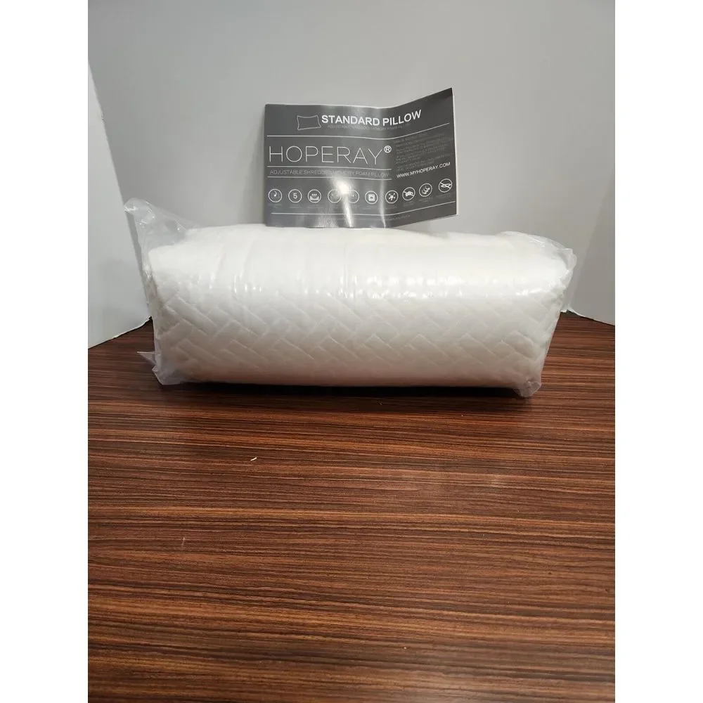 Sealed Hoperay Bed Neck Pillow for Sleeping‎ - Bedding Shredded Memory Foam Firm